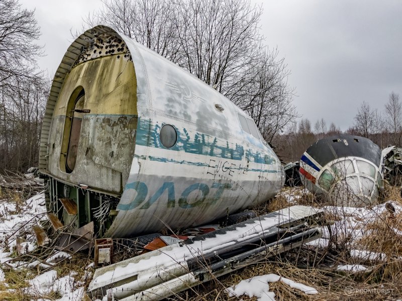 Самолет в огороде