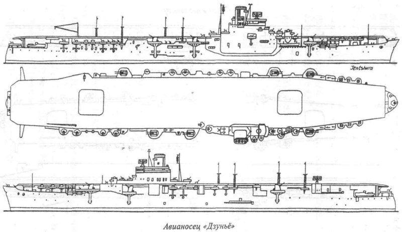 Японский авианосец Junyo