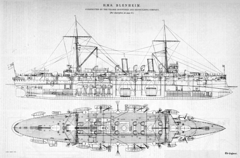 Броненосный крейсер Блюхер 1908