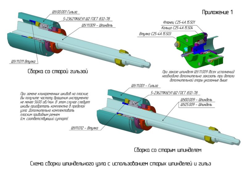 Шпиндель станка с25-4а