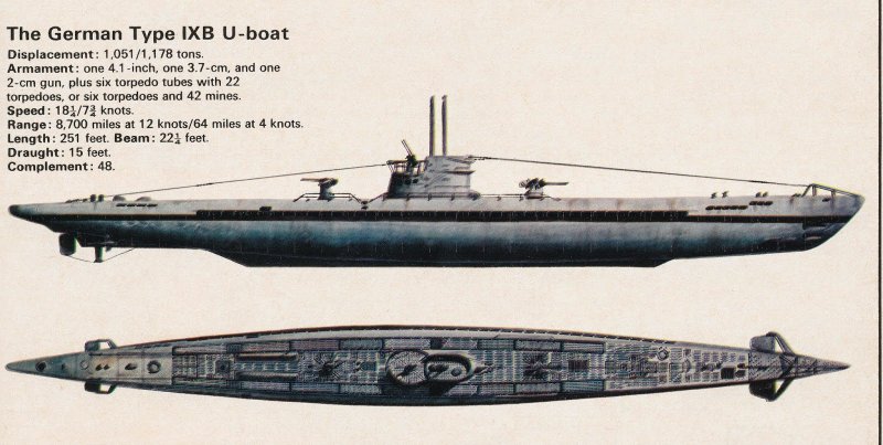 Немецкая подводная лодка u110