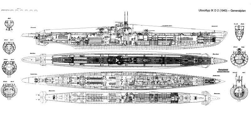 Чертежи u-Boot Type IX