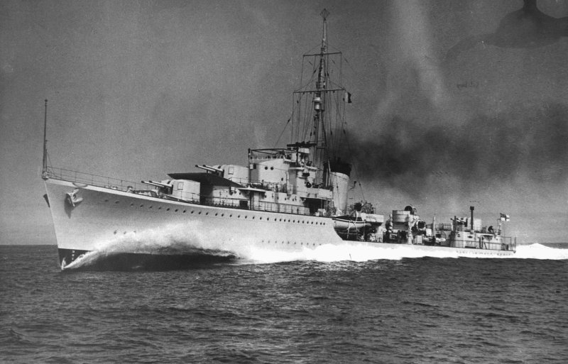 Uk HMS Kelly 1940