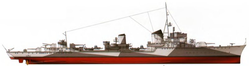 Эскадренные миноносцы типа Кунц