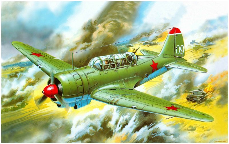 Камуфляж самолета Су-2