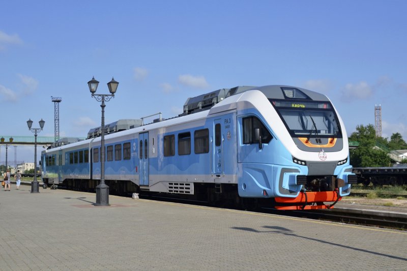 Ра3 рельсовый автобус Феодосия
