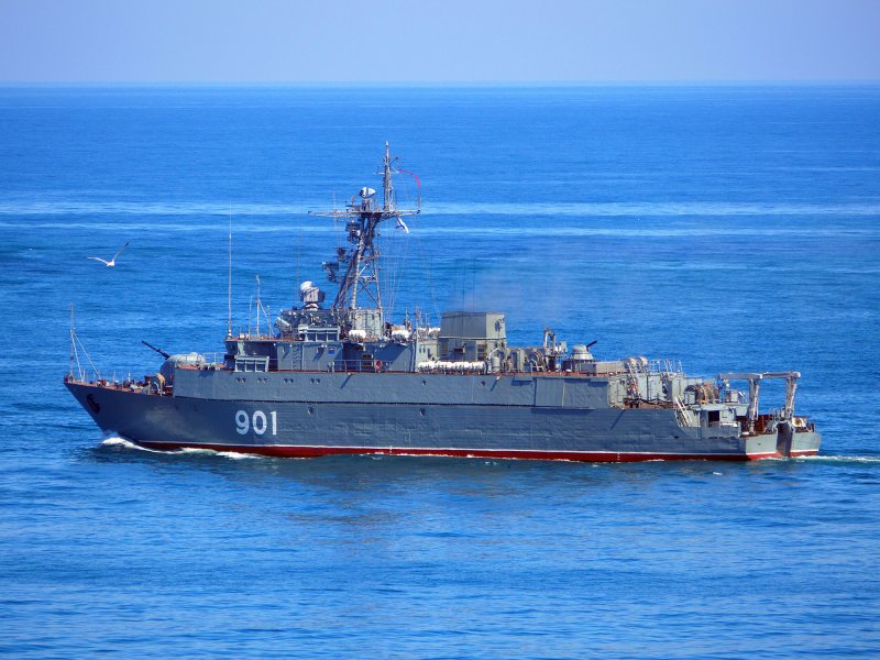 Морской тральщик Железняков