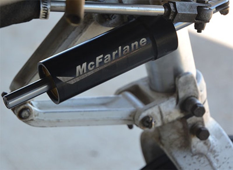 Felt on a damper stop Rail