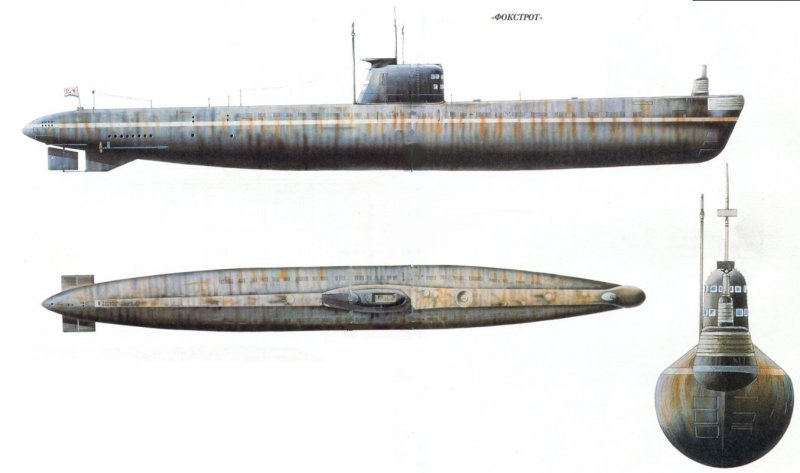 Подводная лодка пр 641 Фокстрот