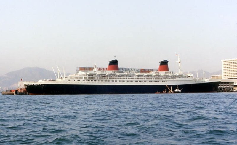 Французский Океанский лайнер SS "France" 1960