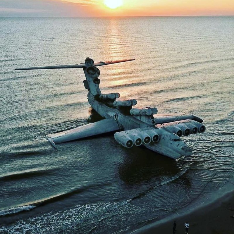 Каспийский монстр экраноплан Лунь
