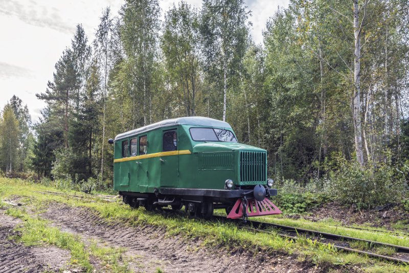 Тёсовская узкоколейная железная дорога музей