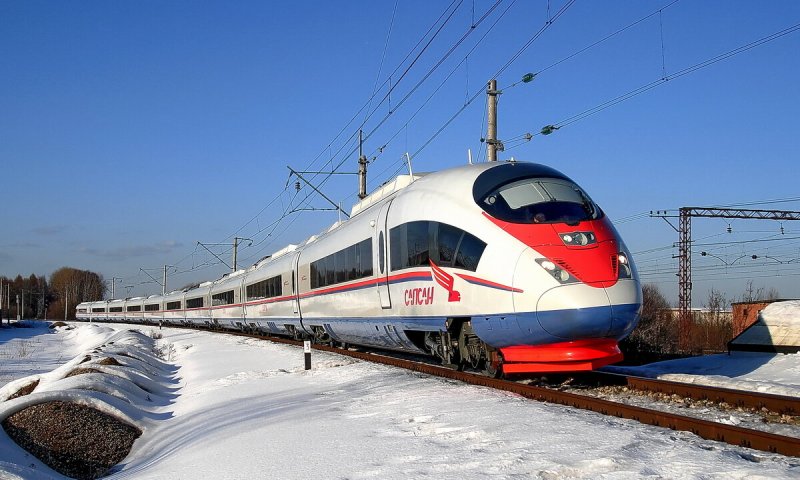 Скоростные поезда России Сапсан