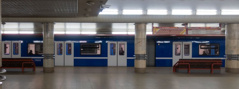 Поезд метро Штадлер Минск