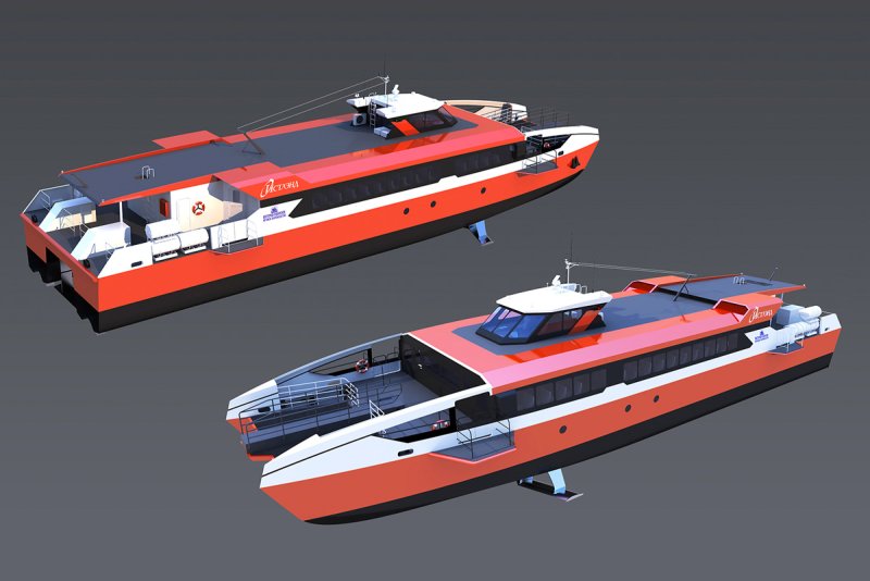 Hsc150b судно катамаран