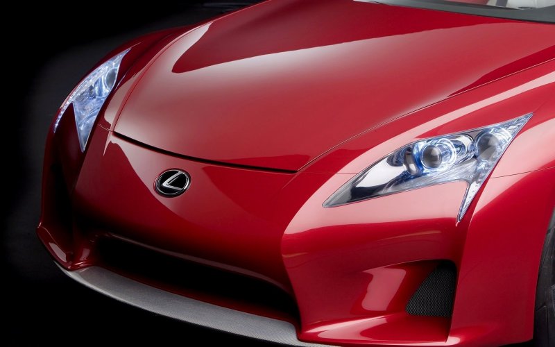 Lexus LFA красный