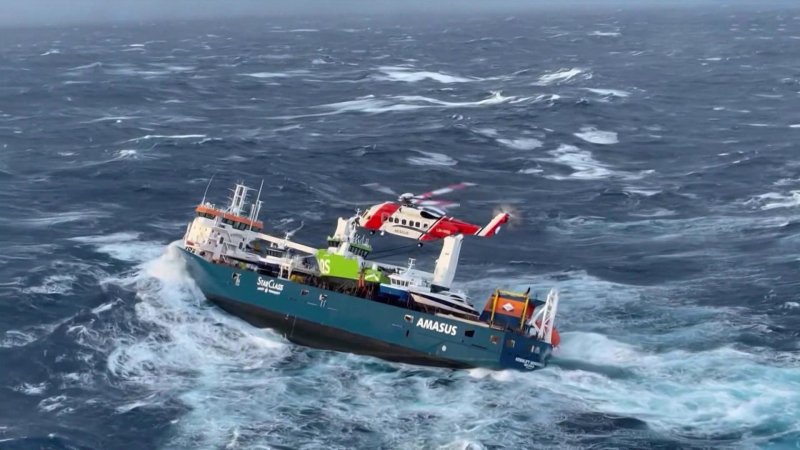 Норвежское море судно