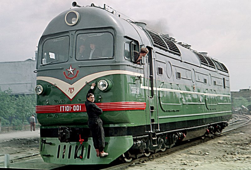 Газотурбовоз СССР гт101