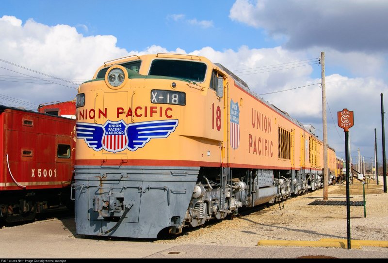 Американские поезда Union Pacific