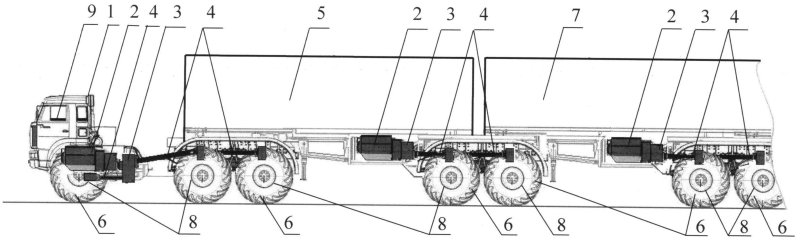Трансмиссия Урал 4320 чертеж