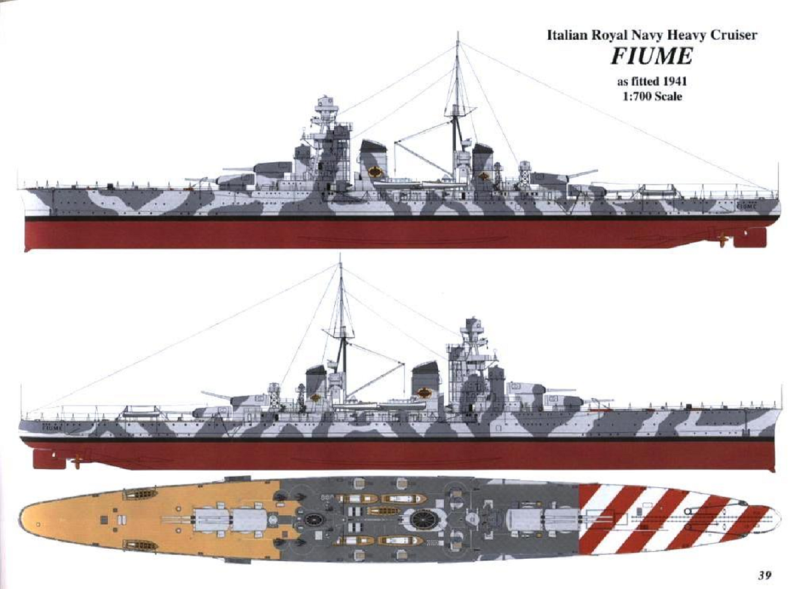 Итальянский тяжелый крейсер fiume