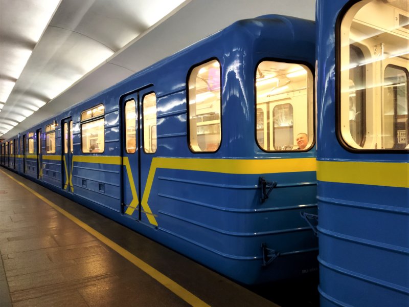 Фото первого вагона Московского метро 2023 год