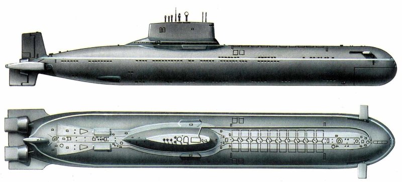 Подводная лодка 941 акула