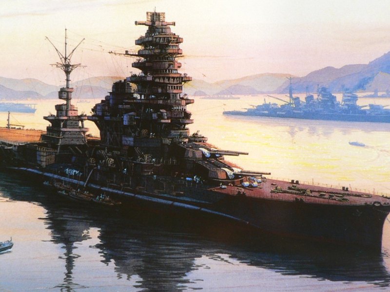 Линкор авианосец Хьюга