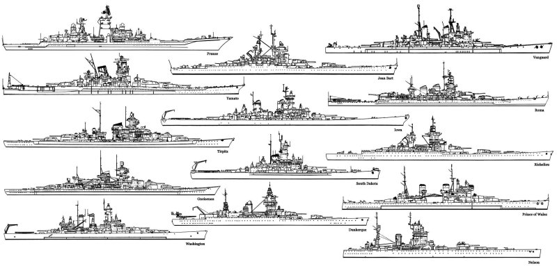 Линкор h44 чертеж