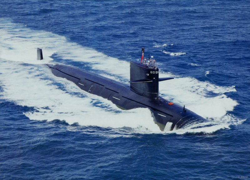 Атомная подводная лодка Китая