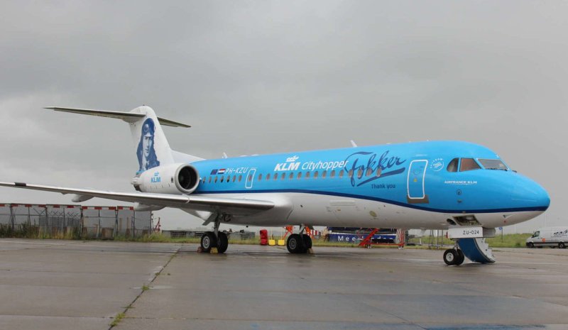 Фоккер самолет KLM
