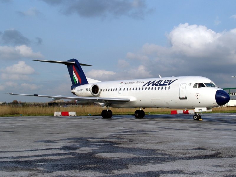 Fokker 70 салон