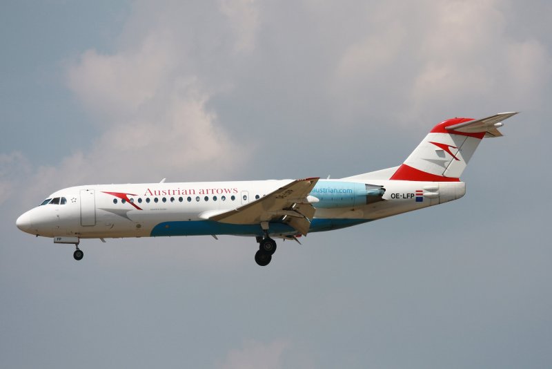 Fokker 70 салон