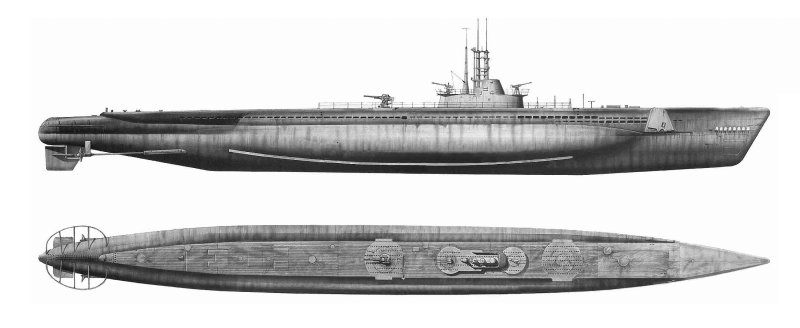 Gato class Submarine подлодка
