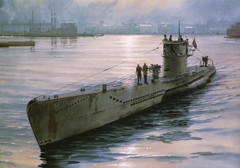 Немецкая подводная лодка u071