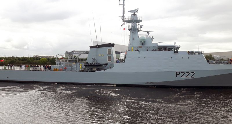 HMS Tamar патрульный корабль