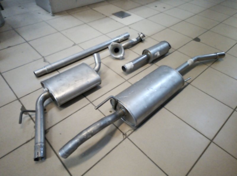 Passat b5 4.2 глушитель