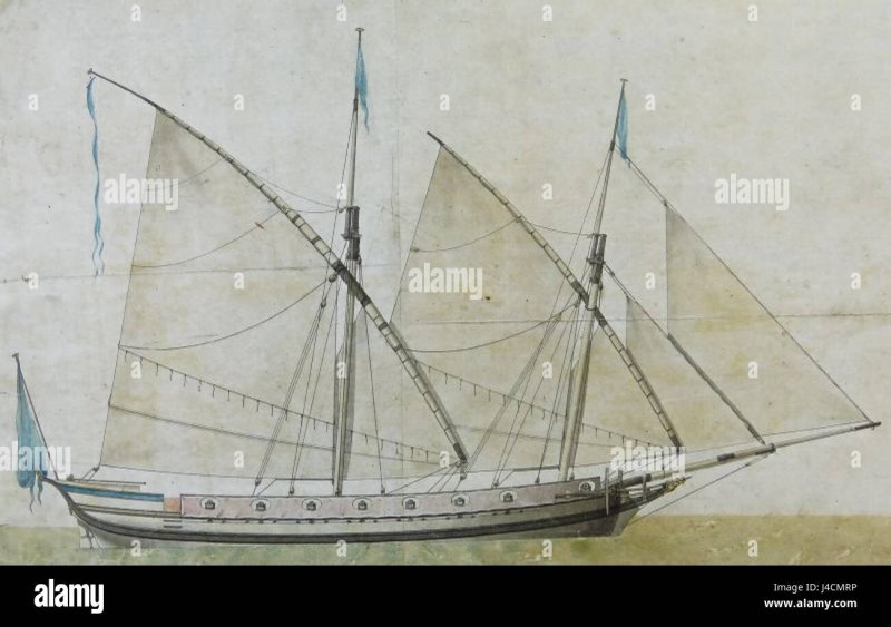 Шхуна Marseille 1764