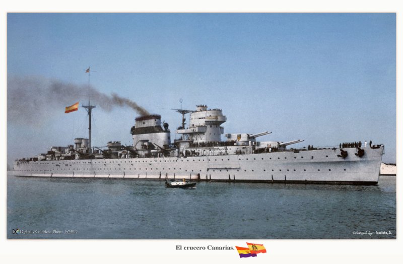 Испанский крейсер Canarias