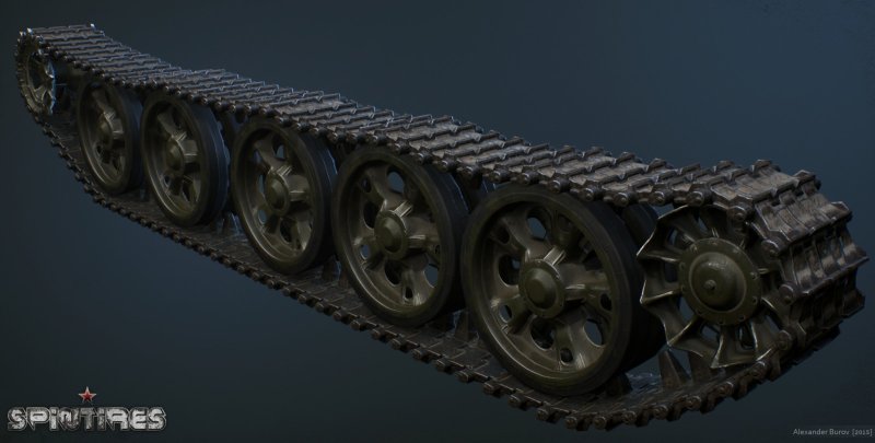 Гусеница т-72 3d модель solidworks