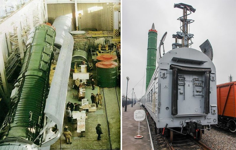 БЖРК - боевой Железнодорожный ракетный комплекс РТ-23уттх «молодец»