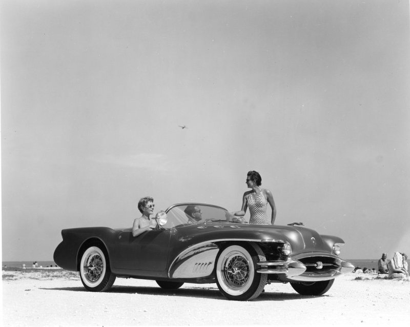 1954 Buick Wildcat II Convertible Concept car.