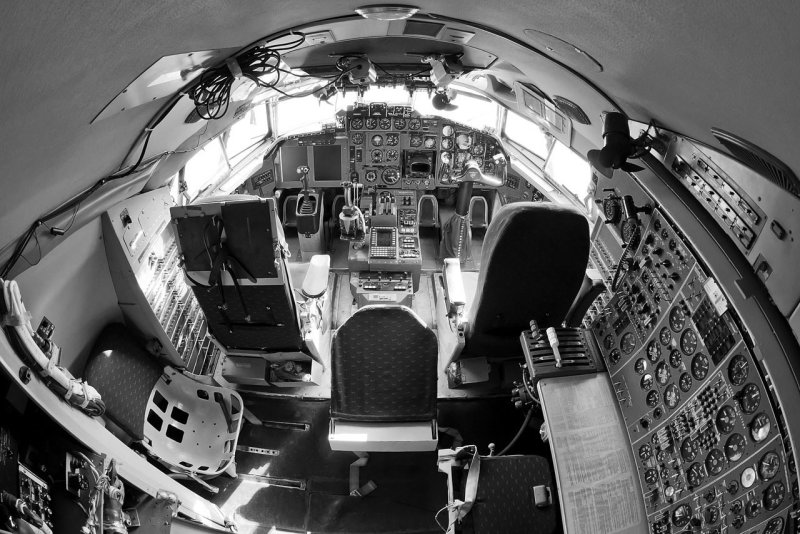 Ту-154м кабина