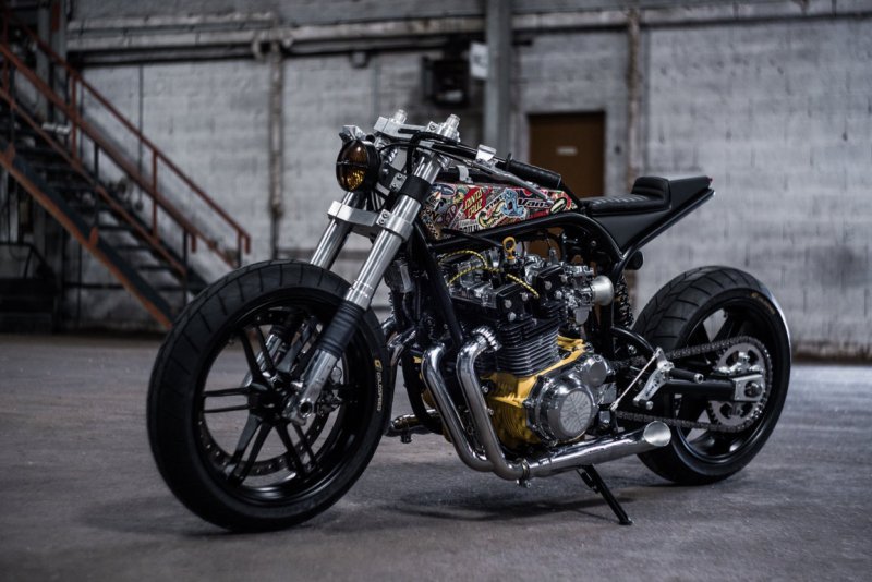 БМВ мотоцикл кастом Cafe Racer