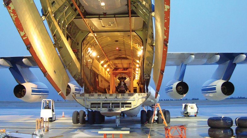 Ил 76 МД грузовой отсек