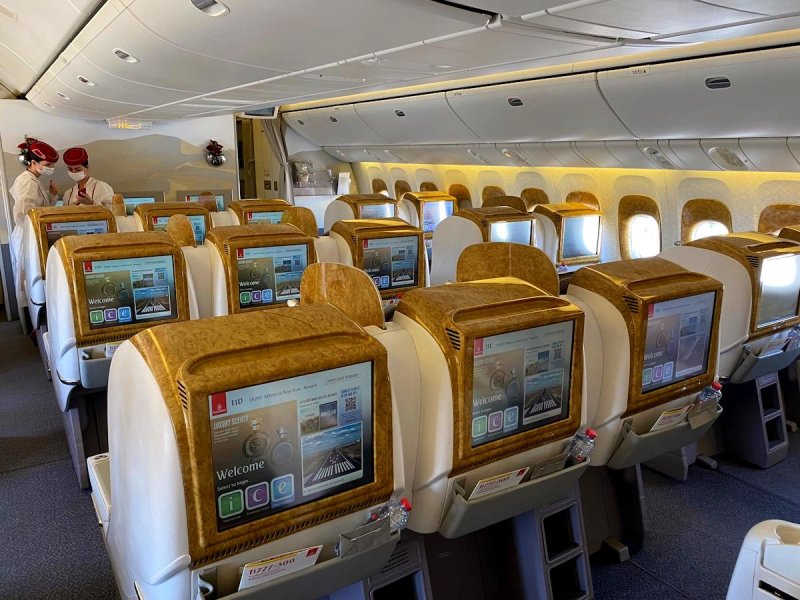 Boeing 777-300er салон