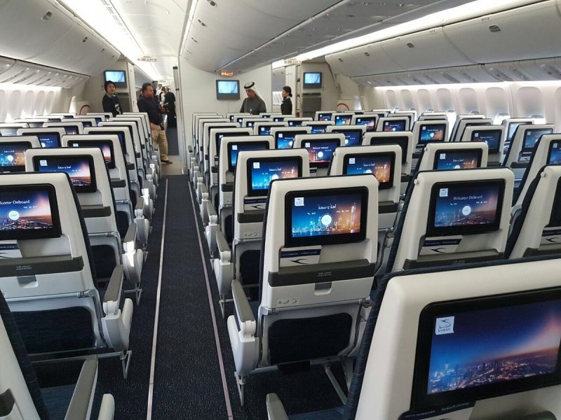 Боинг 777-300 салон