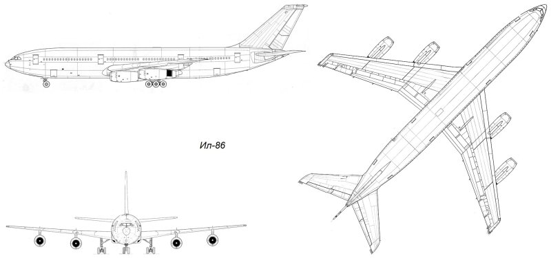 Ил-96-400м чертежи