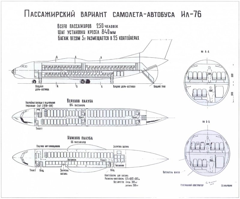 Ил-76 схема самолета