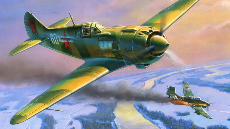 Ла-5 истребитель
